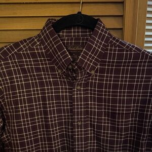 Brooks Brothers Kids Brown Checked Button-Down Shirt